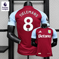 Aston Villa 2024-25 Home Jersey – Tielemans 8 | Player Version | S–2XL
