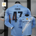 Man City 25-26 Home Long Sleeve Foden #47