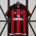 Retro AC Milan 2001-02 Home Jersey Short Sleeve Custom