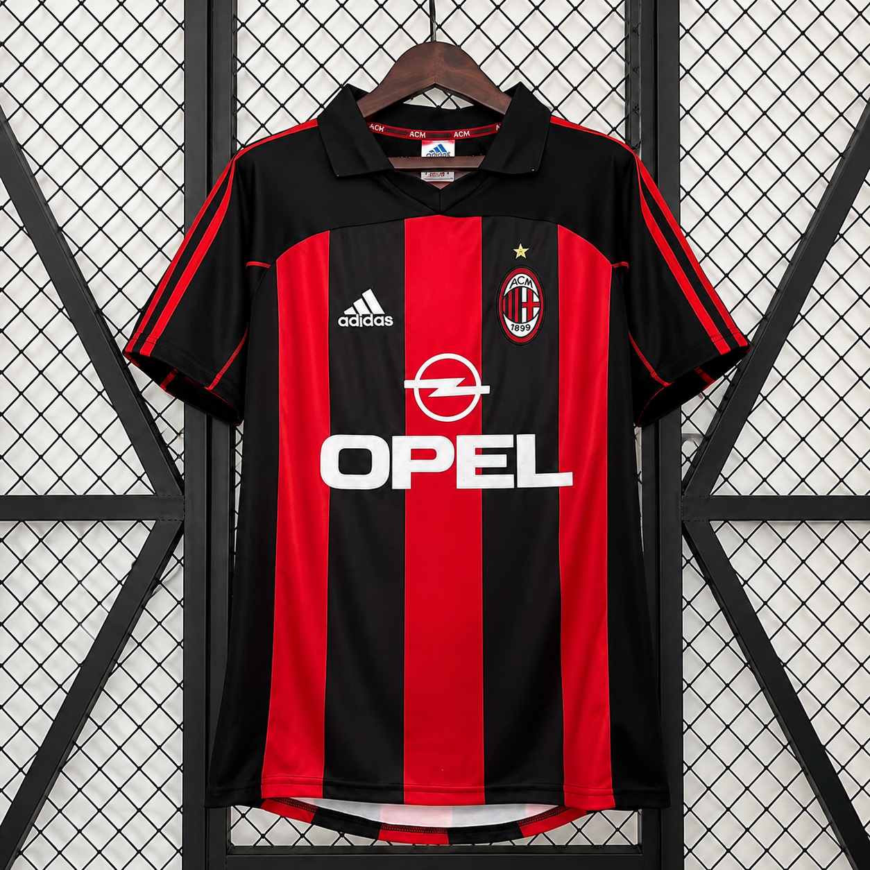 Retro AC Milan 2001-02 Home Jersey Short Sleeve Custom