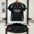 Kids Arsenal FC 2024-25 Away Jersey | Custom Name & Number | UCL or Premier League Patch | Sizes 16–28