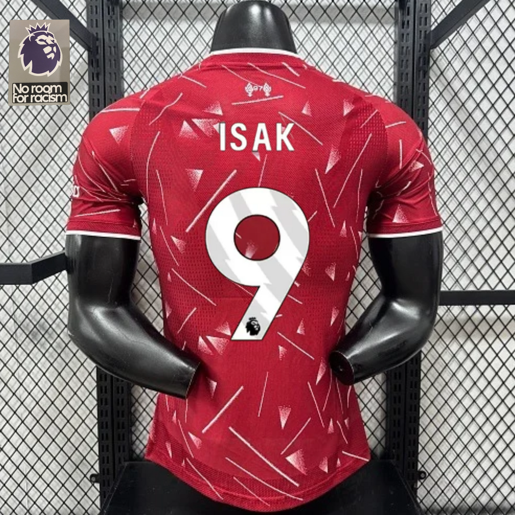 2026-2027 Liverpool Player Version Home Short Sleeve Jersey #9 Isak Personalized PL Patch