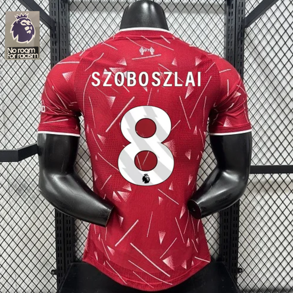 2026-2027 Liverpool Player Version Home Short Sleeve Jersey #8 Szoboszlai Personalized PL Patch