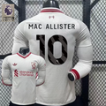 2026-2027 Liverpool Player Version Away Long Sleeve Jersey #10 Mac Allister Personalized PL Patch