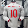 2026-2027 Liverpool Player Version Away Long Sleeve Jersey #10 Mac Allister Personalized UCL Patch