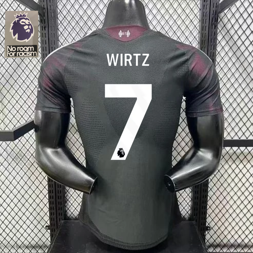 2026-2027 Liverpool Player Version Third Away Short Sleeve Jersey #7 Wirtz Personalized PL Patch