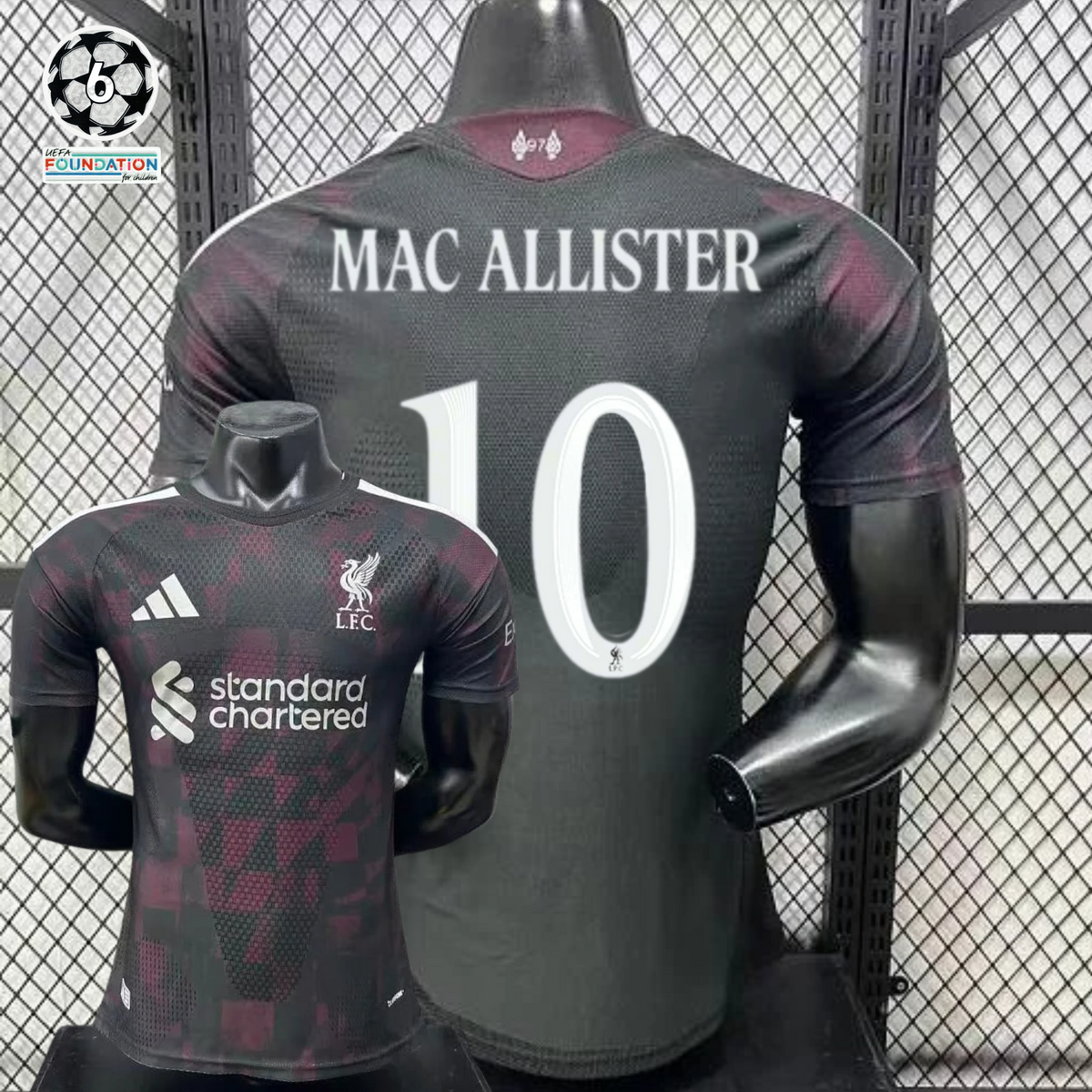 2026-2027 Liverpool Player Version Third Away Short Sleeve Jersey #10 Mac Allister Personalized UCL Patch