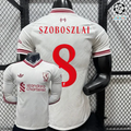 Liverpool 2026-2027 Away Player Version Short Sleeve Jersey #8 Szoboszlai Personalized UCL Patch