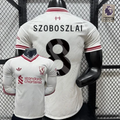 Liverpool 2026-2027 Away Player Version Short Sleeve Jersey #8 Szoboszlai Personalized PL Patch