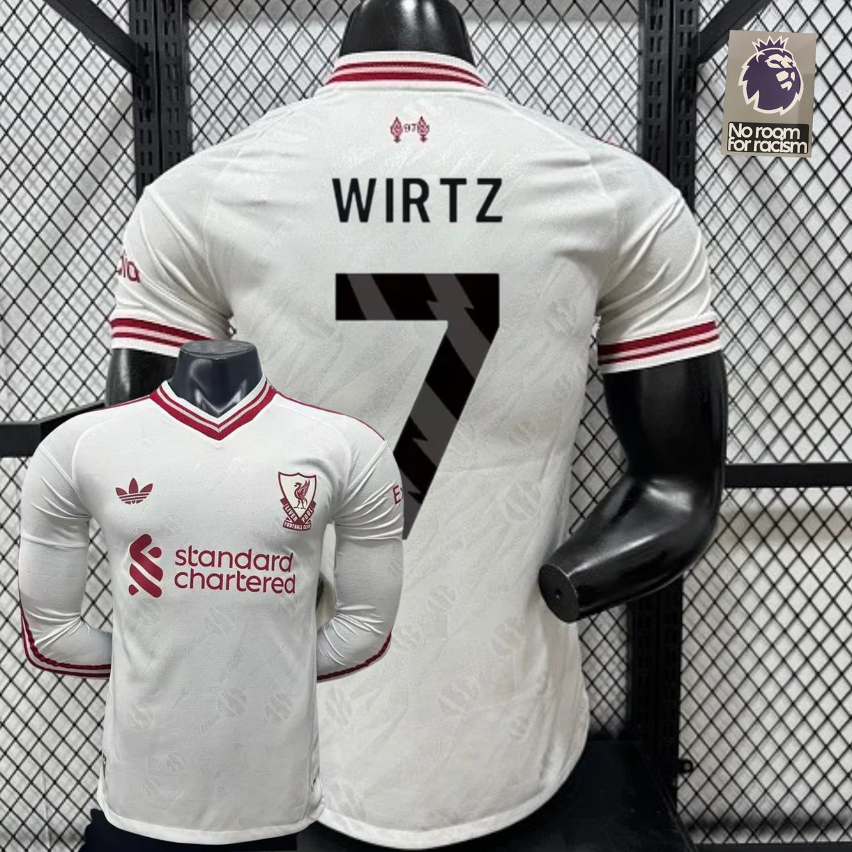 Liverpool 2026-2027 Away Player Version Short Sleeve Jersey #7 Wirtz Personalized PL Patch
