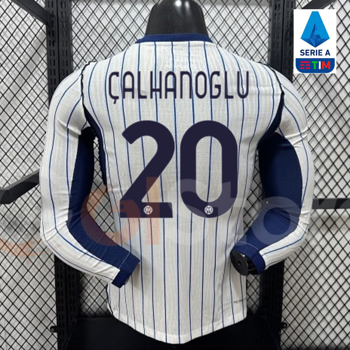 Inter Milan 2026-2027 Away Long Sleeve Player Version Jersey #20 Calhanoglu Serie A Patch Personalized S-3XL