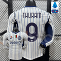 Inter Milan 2026-2027 Away Long Sleeve Player Version Jersey #9 Thuram Serie A Patch Personalized S-3XL