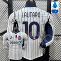 Inter Milan 2026-2027 Away Long Sleeve Player Version Jersey #10 Lautaro Serie A Patch Personalized S-3XL