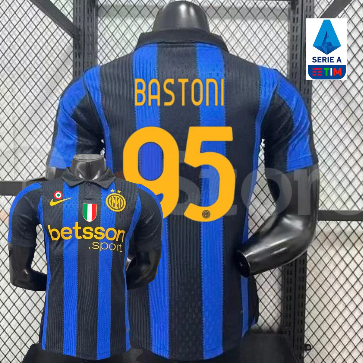 Inter 26-27 Home Player Jersey Bastoni #95 Serie A