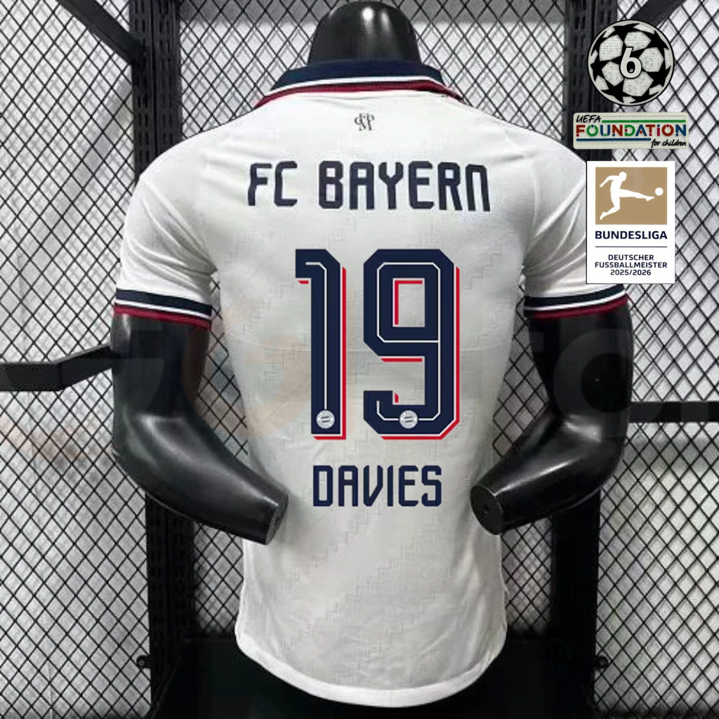 Bayern Munich 2026–2027 Away Player Jersey – Davies #19