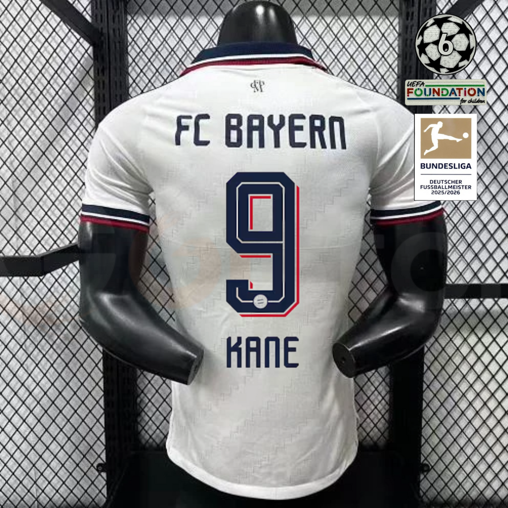 Bayern Munich 2026–2027 Away Player Jersey – Kane #9