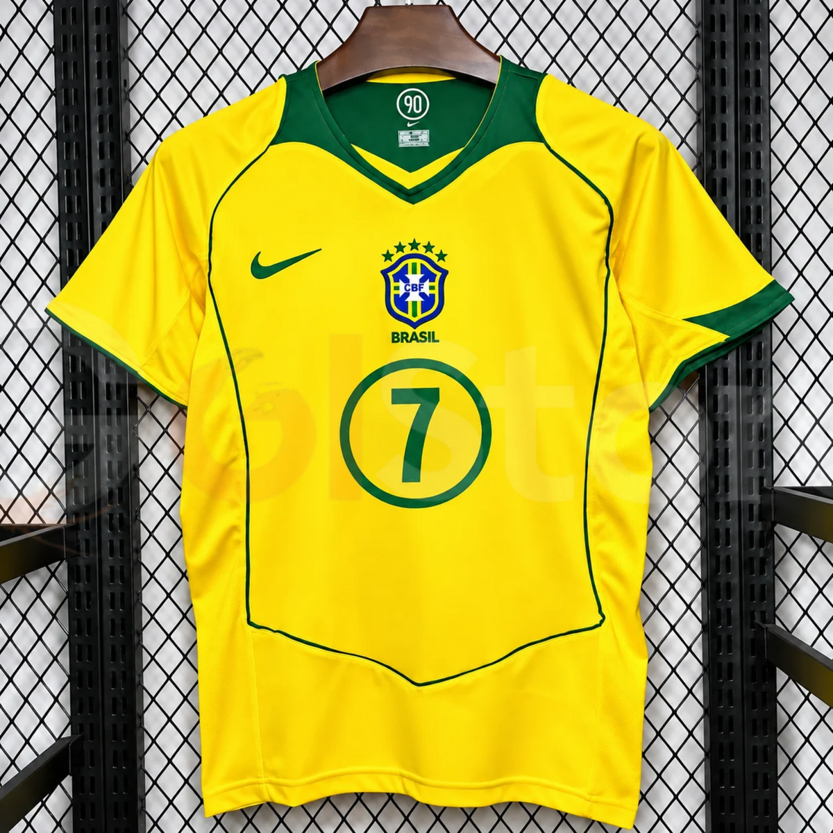 Brazil 2004 Retro Home Jersey – Adriano #7