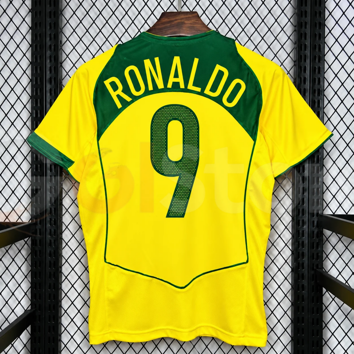 Brazil 2004 Retro Home Jersey – Ronaldo #9