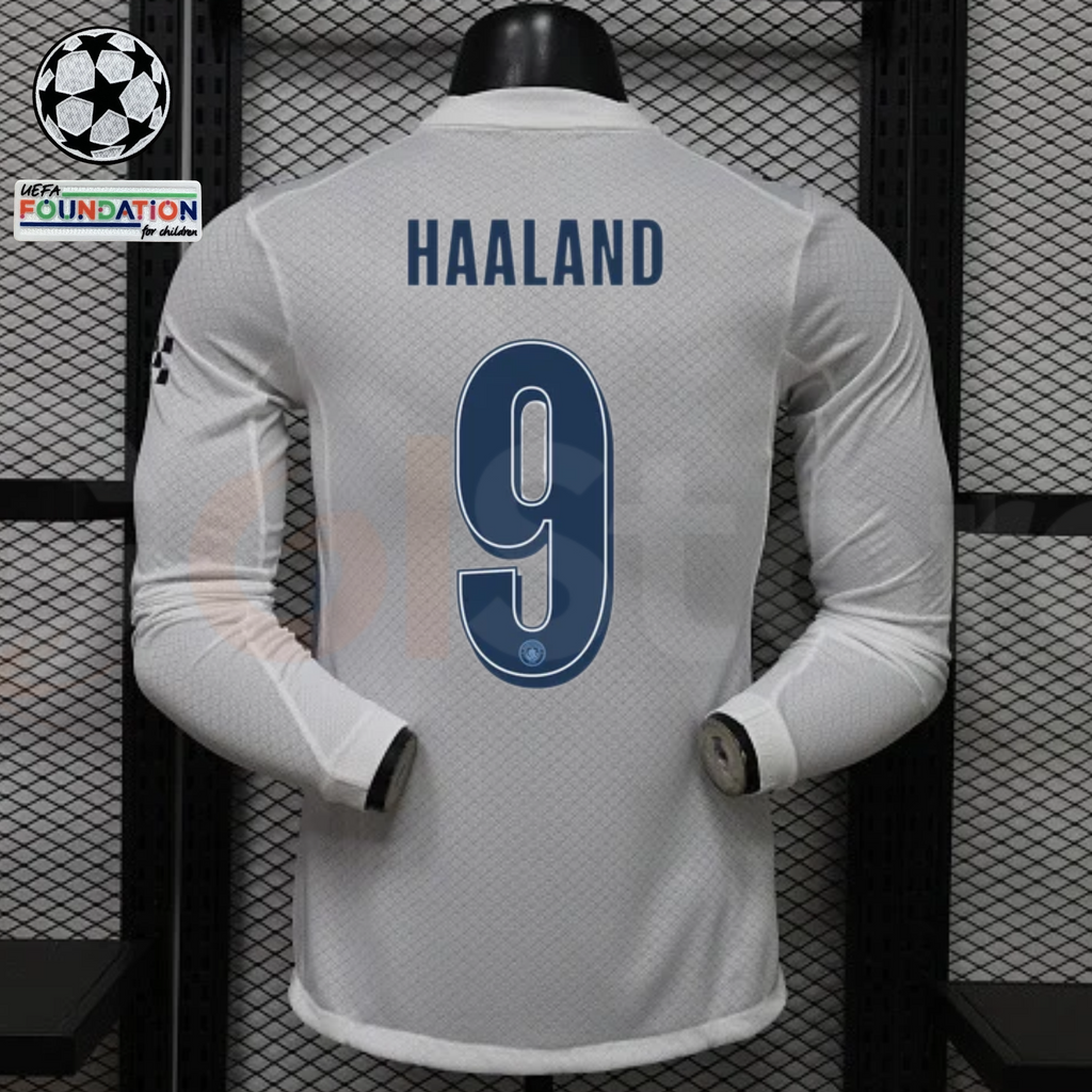 Manchester City 2026–2027 Away Long-Sleeve Player Jersey – Haaland #9