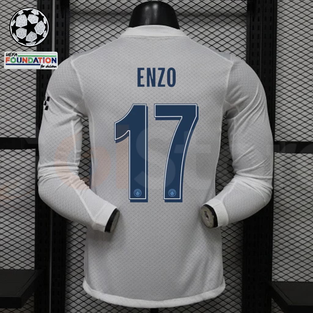 Manchester City 2026–2027 Away Long-Sleeve Player Jersey – Enzo #17
