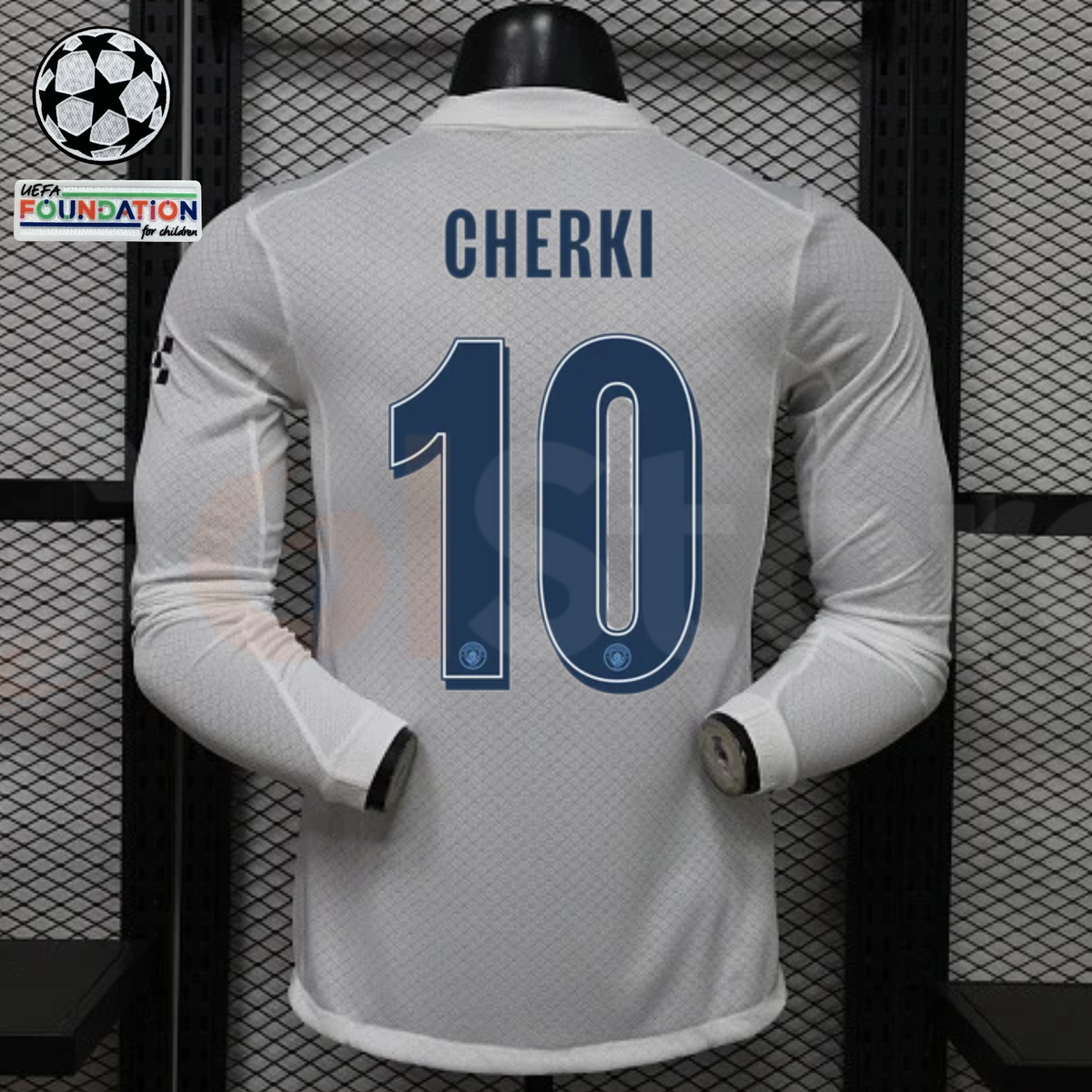 Manchester City 2026–2027 Away Long-Sleeve Player Jersey – Cherki #10