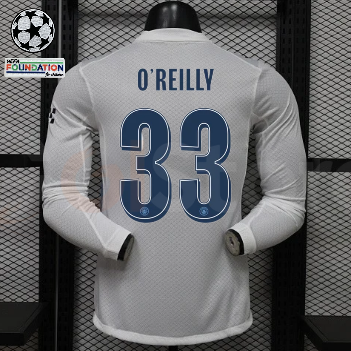 Manchester City 2026–2027 Away Long-Sleeve Player Jersey – O’Reilly #33