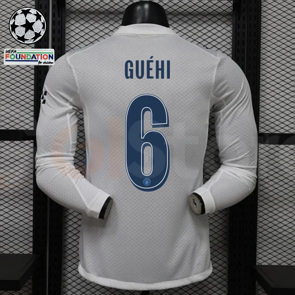 Manchester City 2026–2027 Away Long-Sleeve Player Jersey – Guehi #6