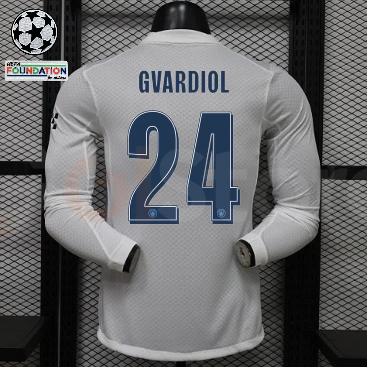 Manchester City 2026–2027 Away Long-Sleeve Player Jersey – Gvardiol #24