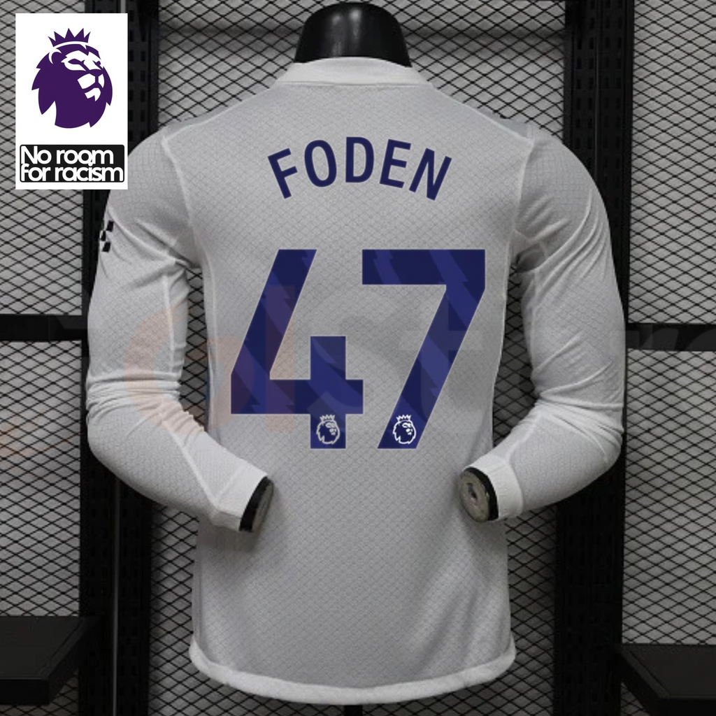 Manchester City 2026–2027 Away Long-Sleeve Player Jersey – Foden #47 Premier League