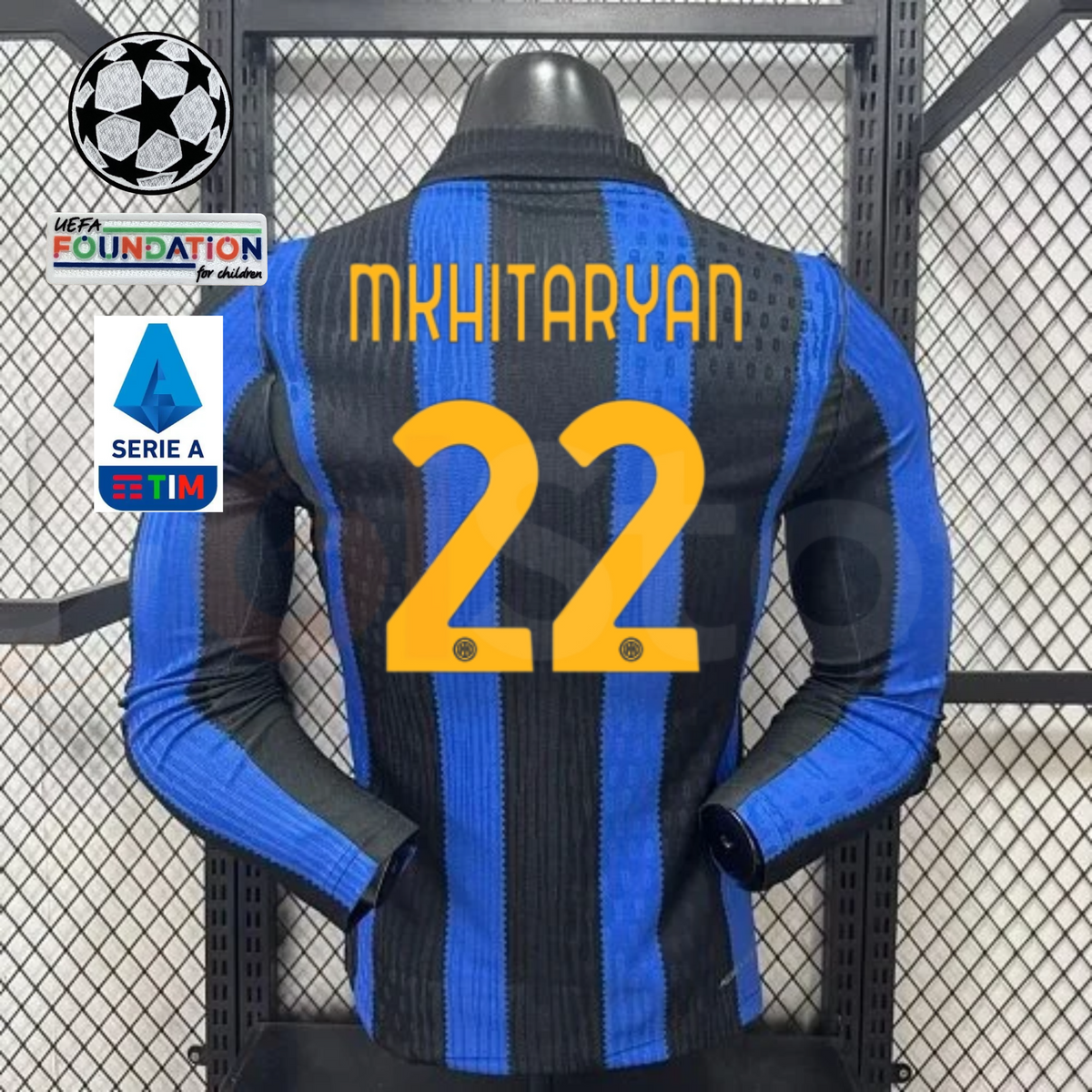 Inter Milan 2026–2027 Home Long-Sleeve Player Jersey – Mkhitaryan #22