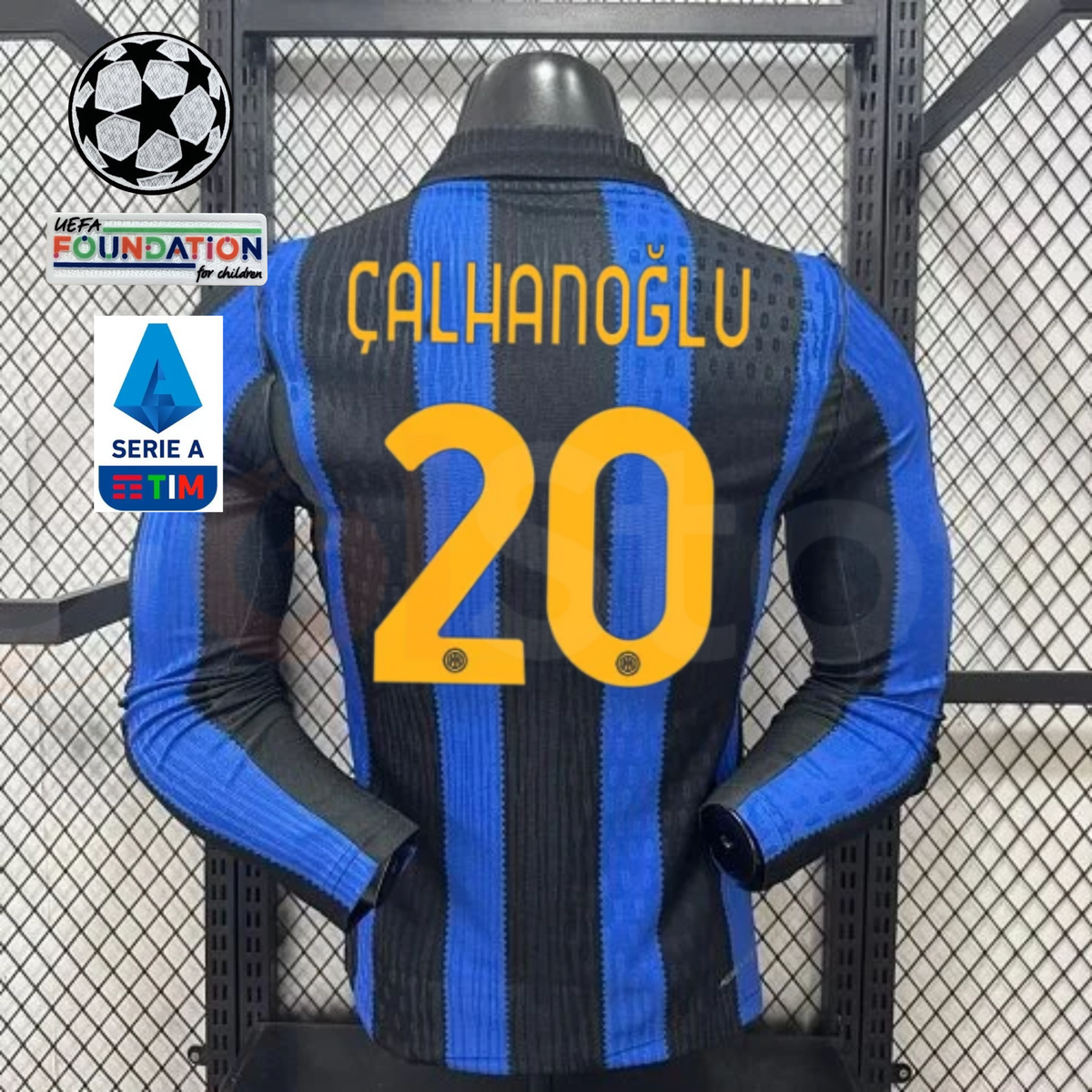 Inter Milan 2026–2027 Home Long-Sleeve Player Jersey – Çalhanoğlu #20