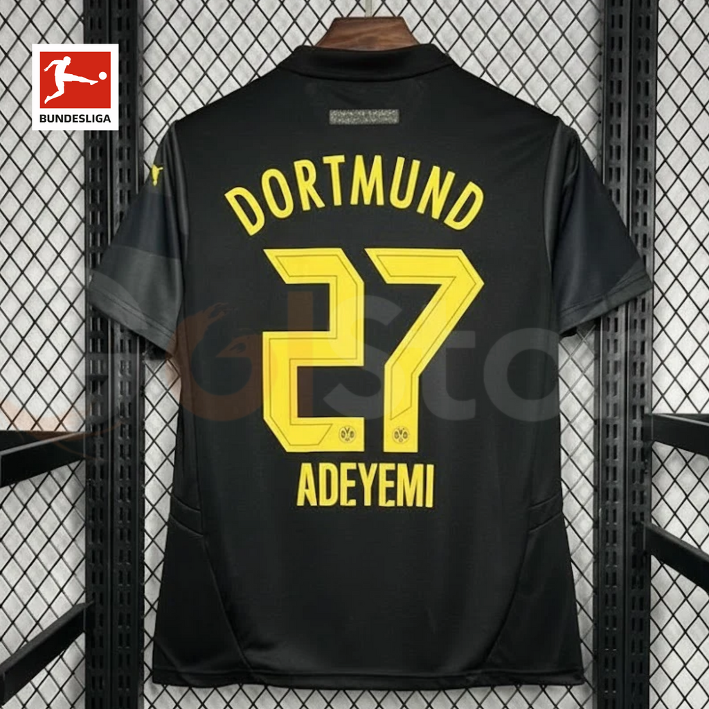 Borussia Dortmund 2024-2025 Black Jersey – Adeyemi #27