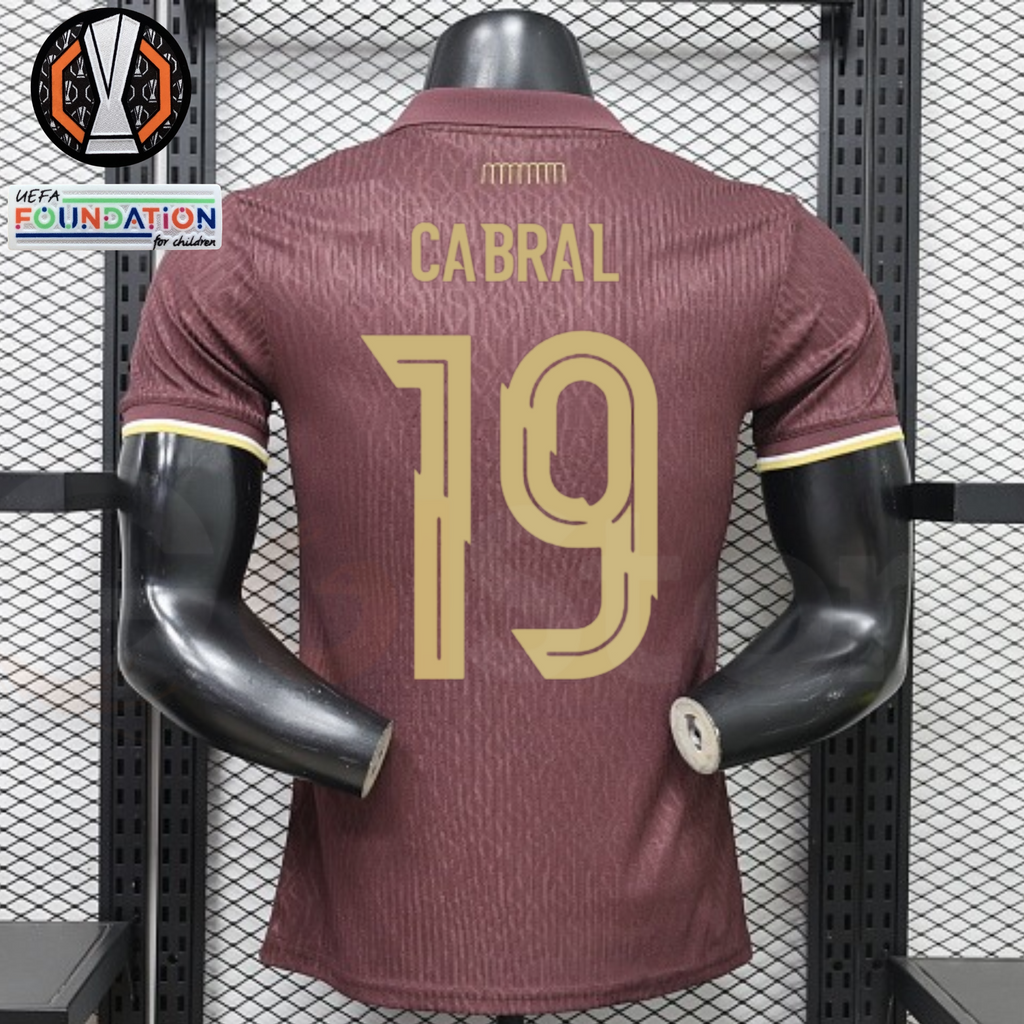 AS Monaco 2026-2027 Away Player Jersey – Cabral #19