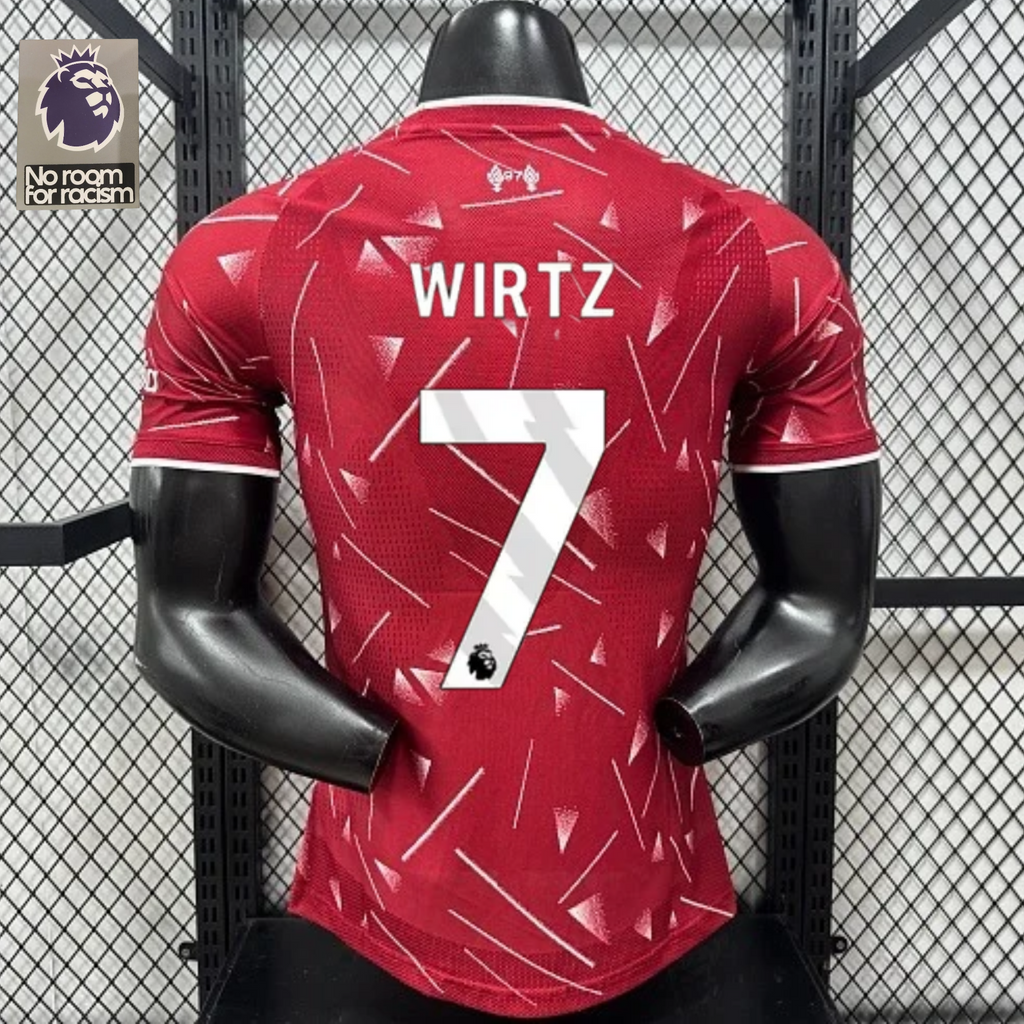 2026-2027 Liverpool Player Version Home Short Sleeve Jersey #7 Wirtz Personalized PL Patch