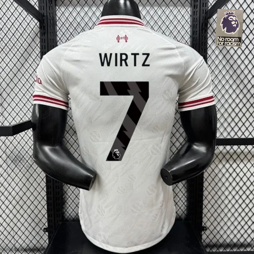 Liverpool 2026-2027 Away Player Version Short Sleeve Jersey #7 Wirtz Personalized PL Patch