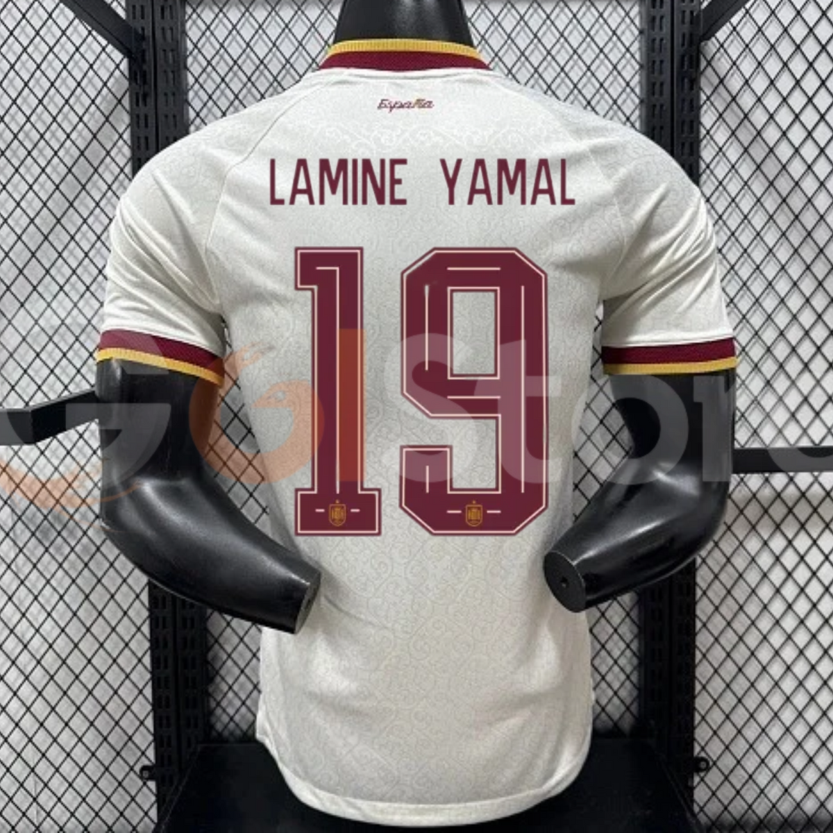 Spain 2026 World Cup Champions Home Jersey 2 Stars #19 Lamine Yamal Patch Personalized S-3XL