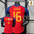 Spain 2026 Home Player Jersey Rodrigo #16 Two-Star