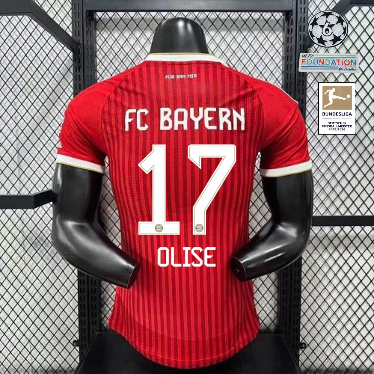 Bayern Munich 2026–2027 Home Player Jersey – Olise #17