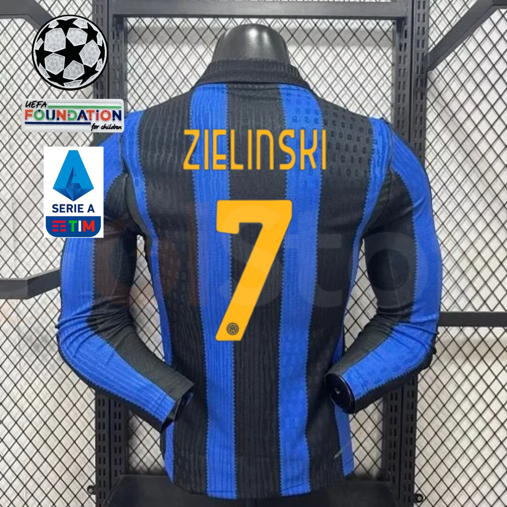Inter Milan 2026–2027 Home Long-Sleeve Player Jersey – Zieliński #7