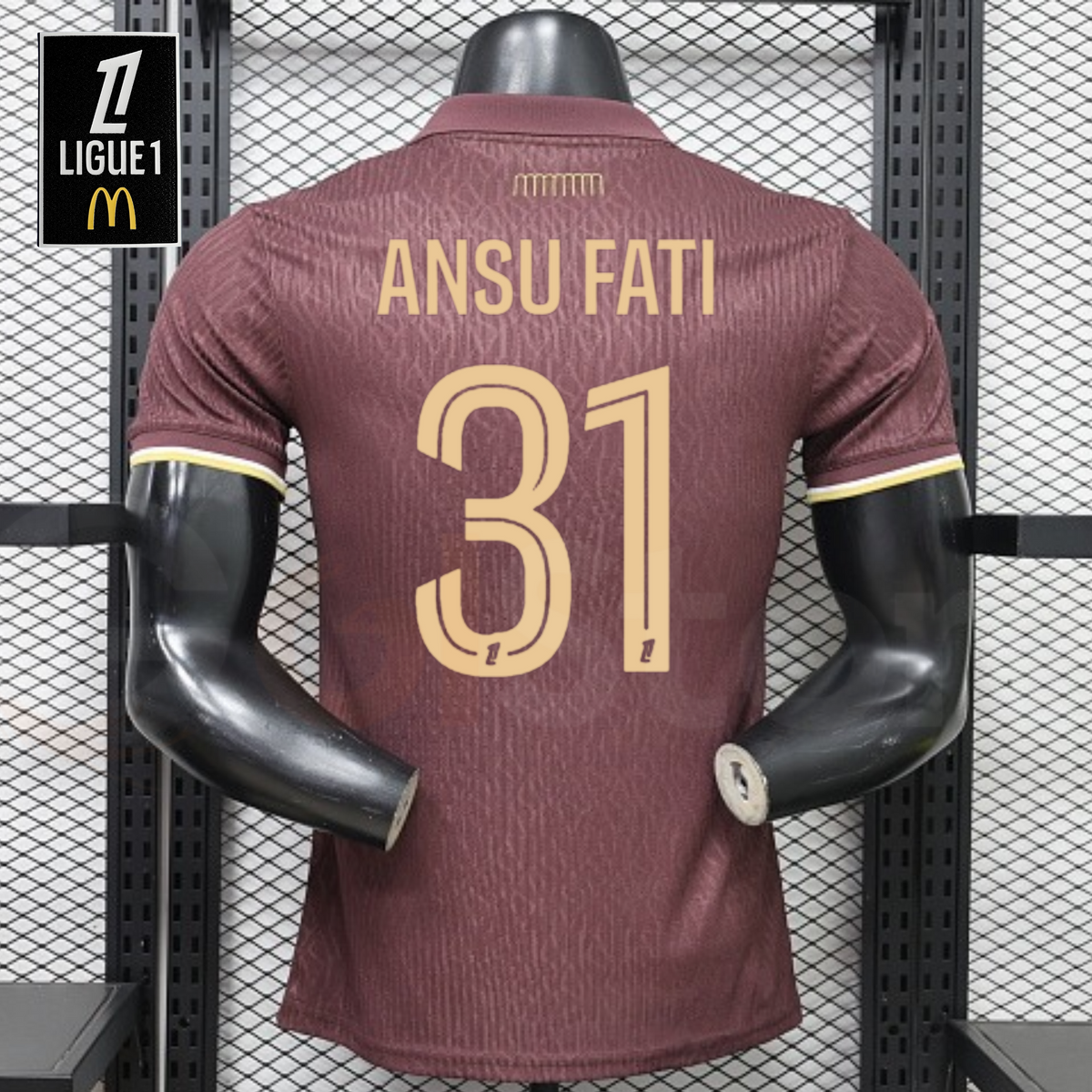 AS Monaco 2026-2027 Away Player Jersey – Ansu Fati #31