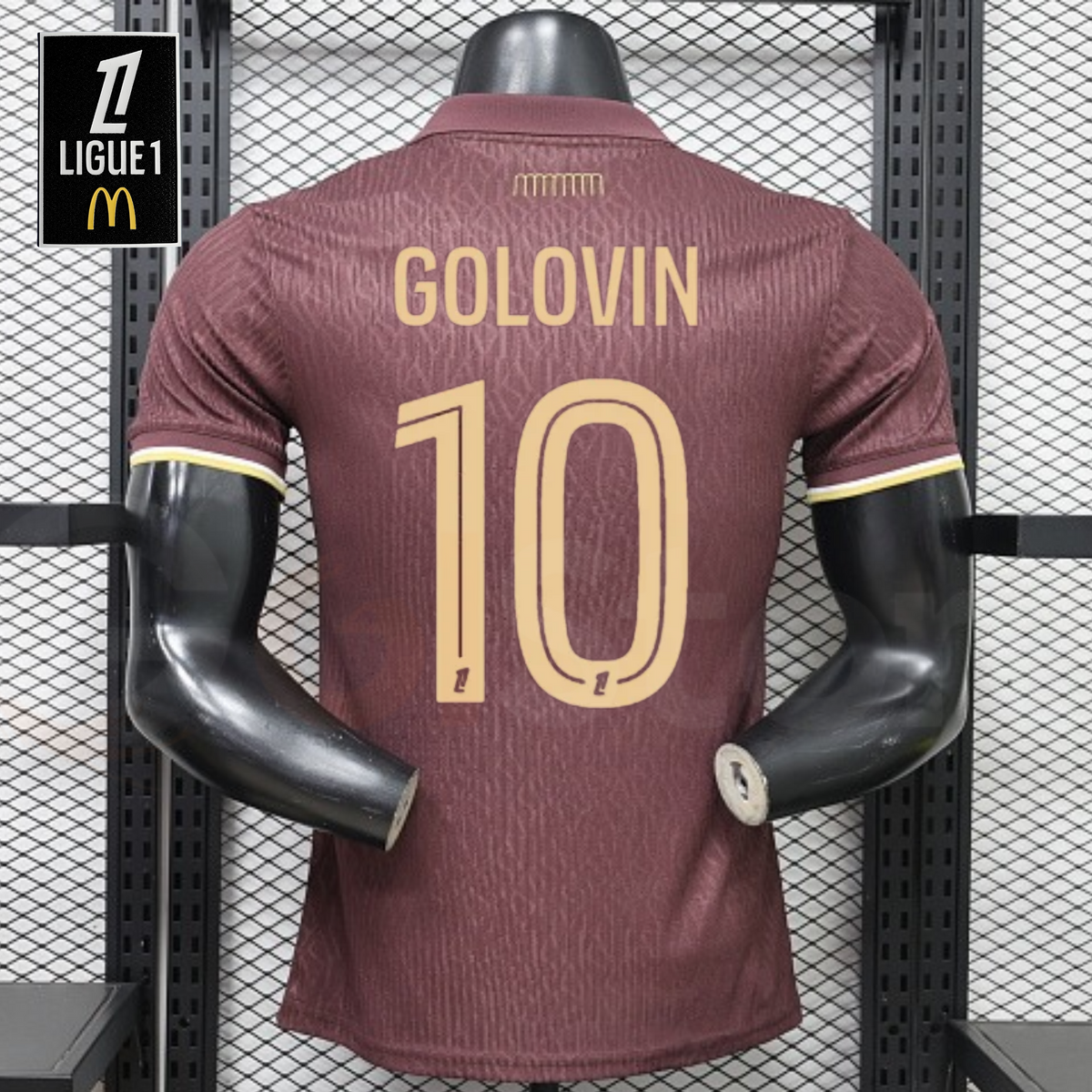 AS Monaco 2026-2027 Away Player Jersey – Golovin #10