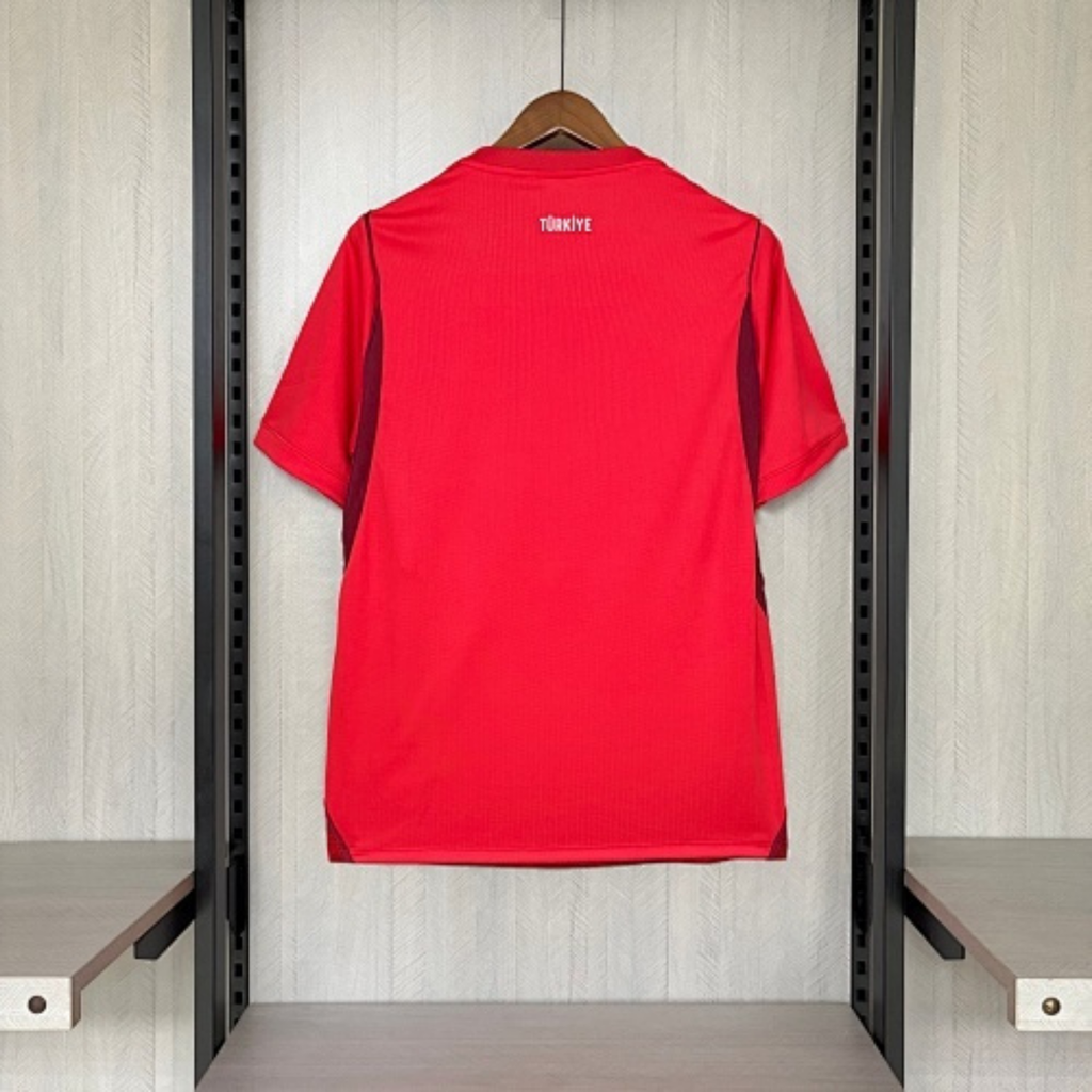 Maillot de football rouge turc – Nom et numéro personnalisés – Options Arda Güler, Çalhanoğlu, Kerem Aktürkoğlu – Maillot de football personnalisé