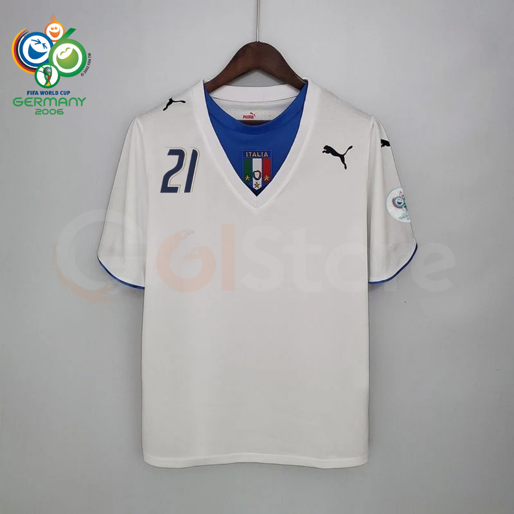 Italy 2006 Retro Away Jersey – Pirlo #21