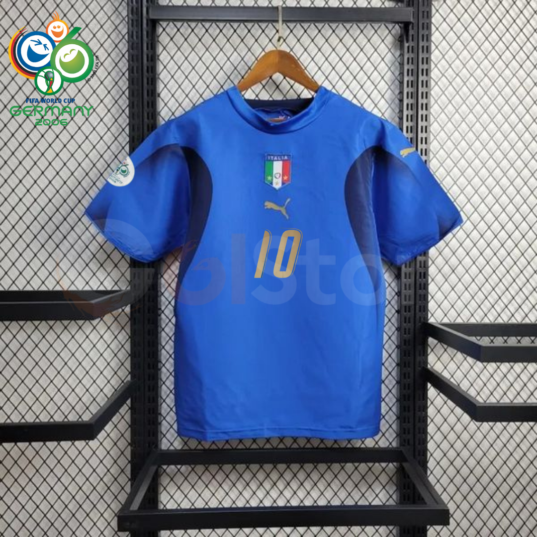 Italy 2006 Retro Home Jersey – Totti #10