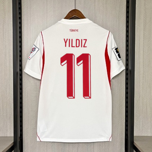 Yıldız No. 11 Turkey Jersey –  Turkey Football Team Commemorative, Short Sleeve - Customizable
