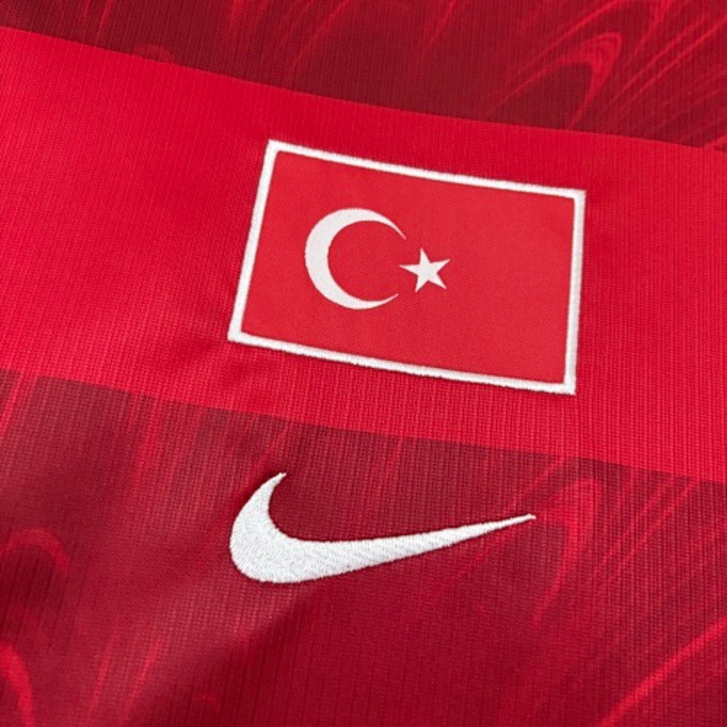 Maillot de football rouge turc – Nom et numéro personnalisés – Options Arda Güler, Çalhanoğlu, Kerem Aktürkoğlu – Maillot de football personnalisé