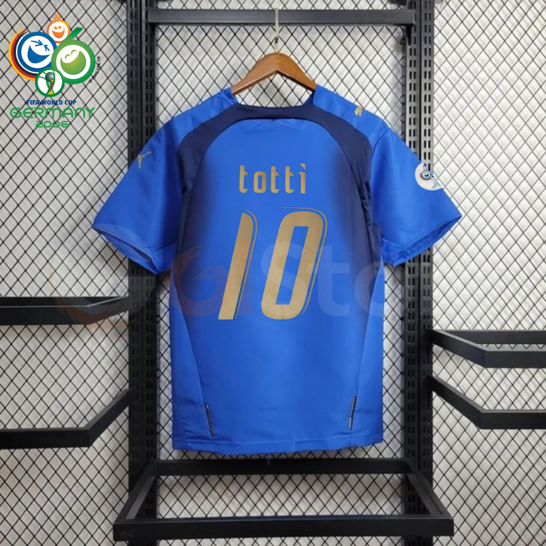 Italy 2006 Retro Home Jersey – Totti #10