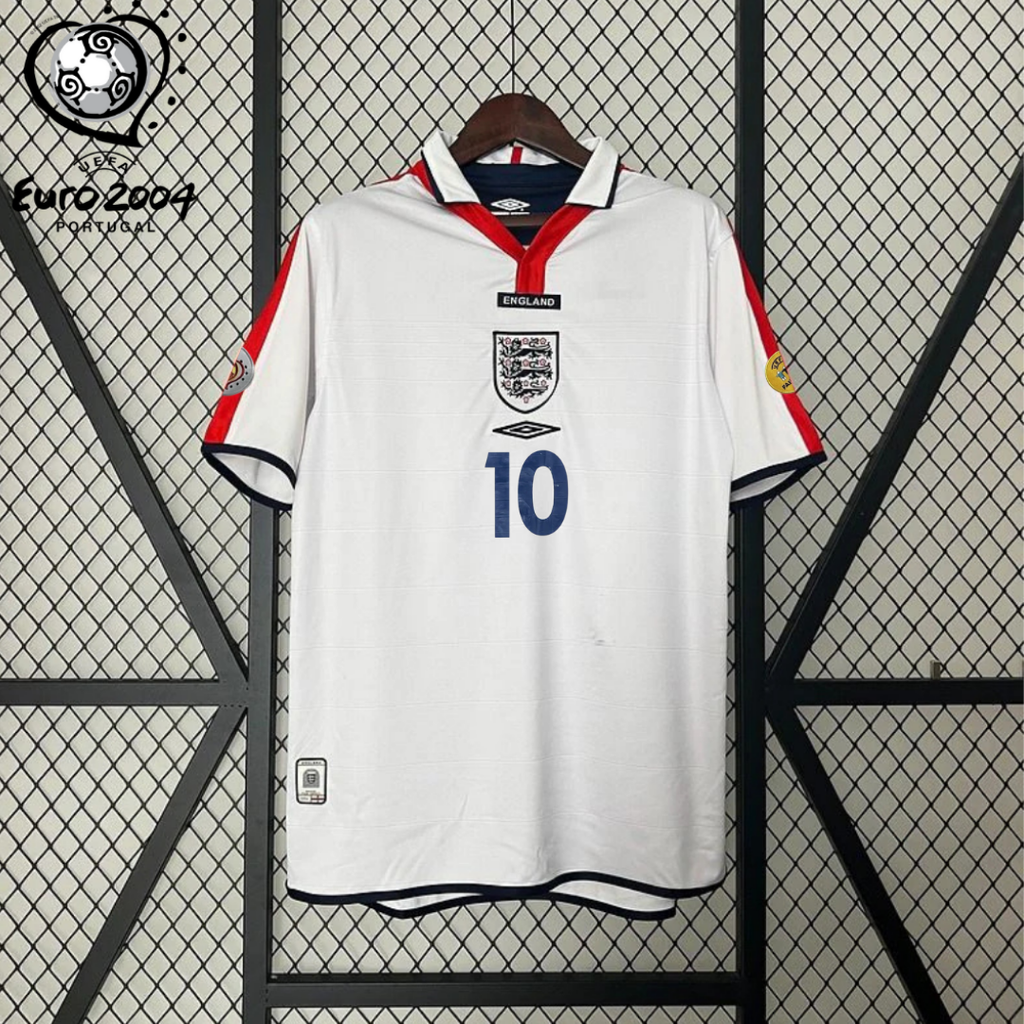 England 2004 Retro Home Jersey – Owen #10