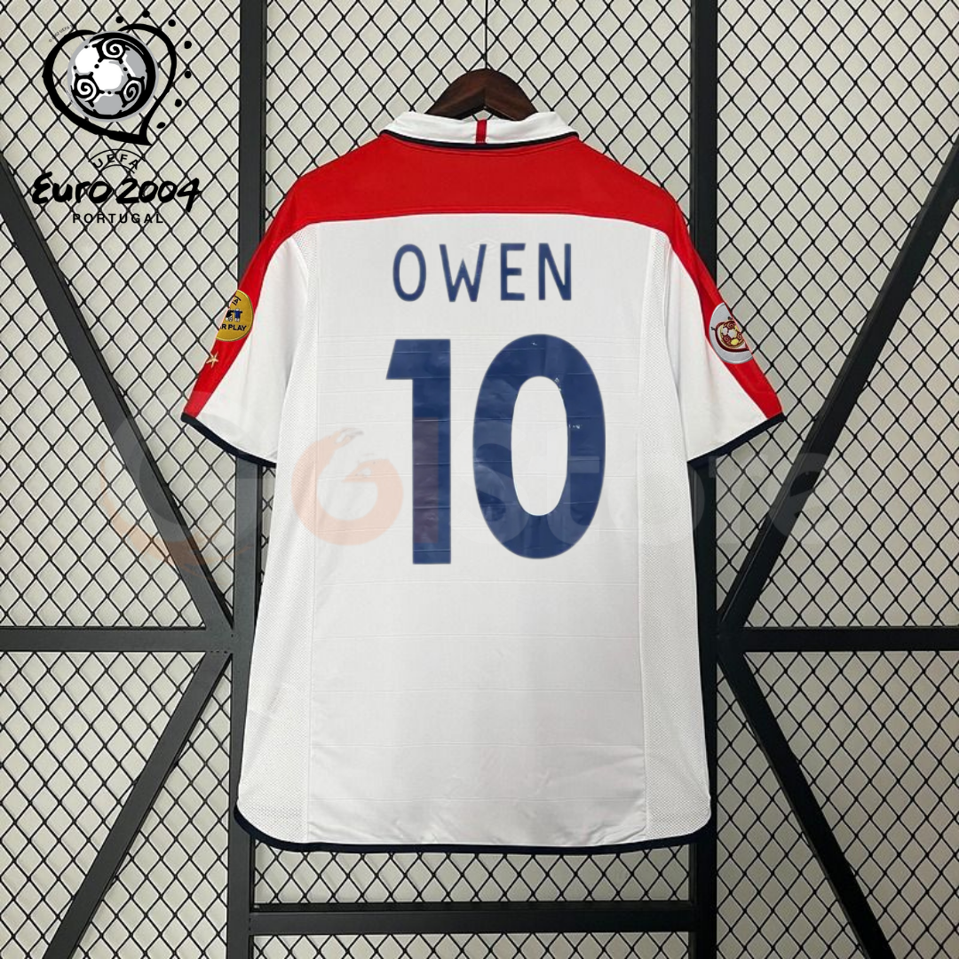 England 2004 Retro Home Jersey – Owen #10