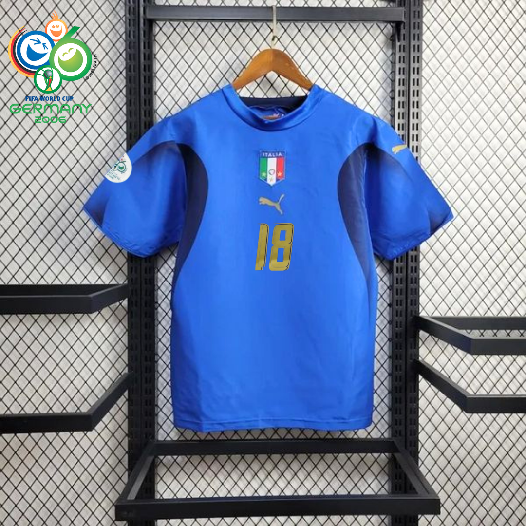 Italy 2006 Retro Home Jersey – Inzaghi #18